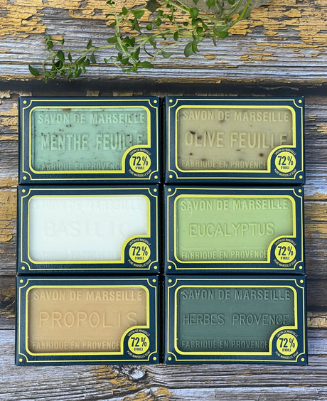 BLEU JAUNE The Herbs & The Bees (Worth £20.40) French Soaps UK