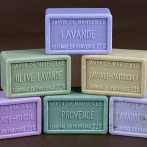 BLEU JAUNE The Large Lavender Collection (Worth £37.20) French Soaps UK