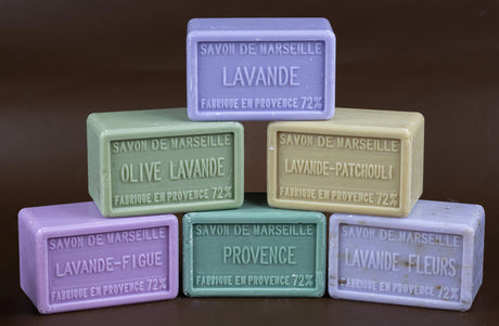 BLEU JAUNE The Large Lavender Collection (Worth £37.20) French Soaps UK