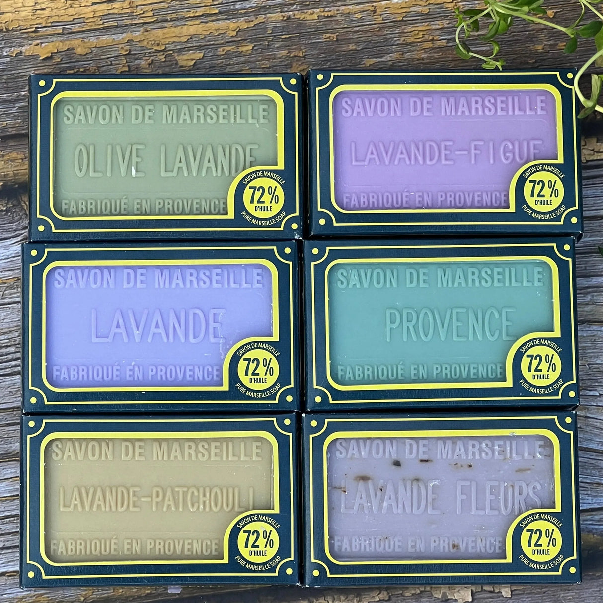BLEU JAUNE The Lavender Collection (Worth £20.40) French Soaps UK