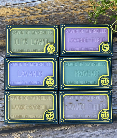 BLEU JAUNE The Lavender Collection (Worth £20.40) French Soaps UK