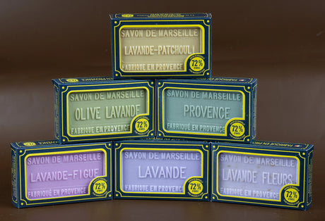 BLEU JAUNE The Lavender Collection (Worth £20.40) French Soaps UK