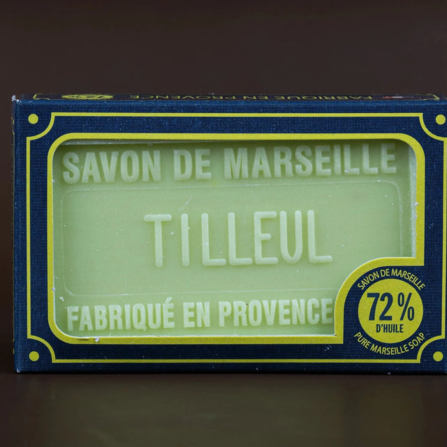 BLEU JAUNE Tilleul (Linden Blossom), Marseille Soap with Shea Butter | 100g French Soaps UK