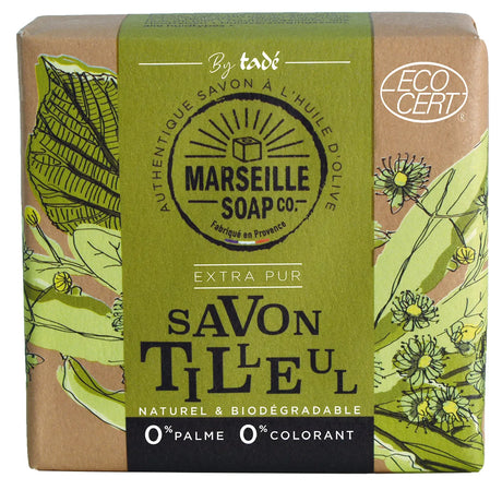 TADÉ PAYS DU LEVANT Tilleul Marseille Soap with Olive Oil | 100g French Soaps UK