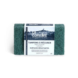LA CORVETTE Tough Scouring Sponge, 4 Pack French Soaps UK