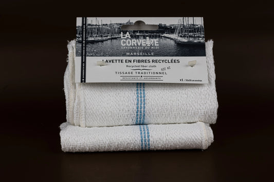 LA CORVETTE Traditional Cleaning Cloth, recycled fibre, 30x35cm French Soaps UK