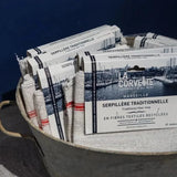 LA CORVETTE Traditional Floor or Dish Cloth, Recycled Fibre, 50x100cm French Soaps UK