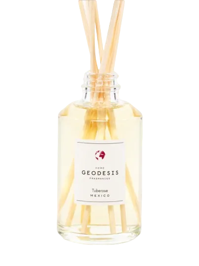GEODESIS Tuberose, Mexico, Reed Diffuser by Geodesis French Soaps UK