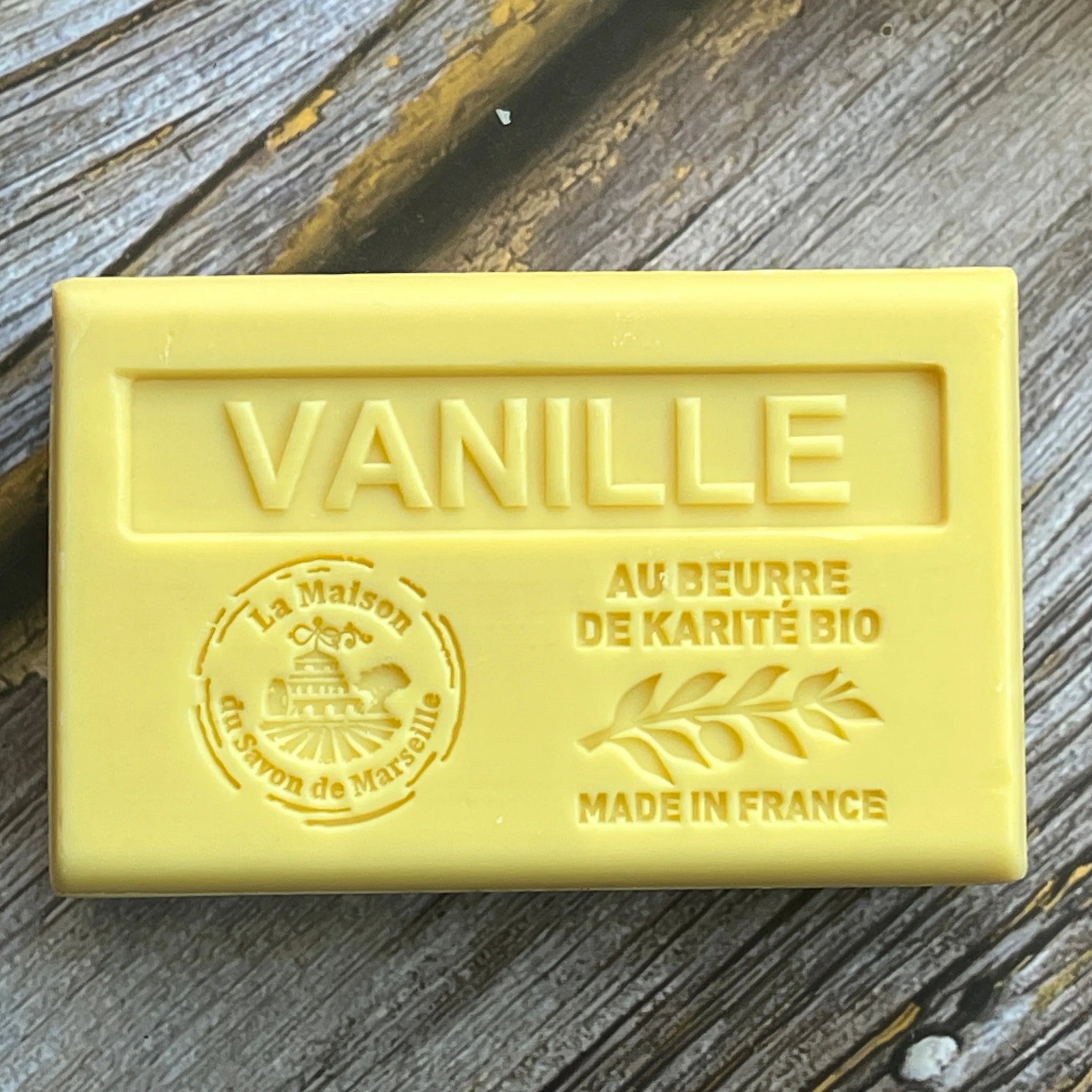 LA MAISON DU SAVON DE MARSEILLE Vanilla French Soap with Organic  Shea Butter, 125g French Soaps UK