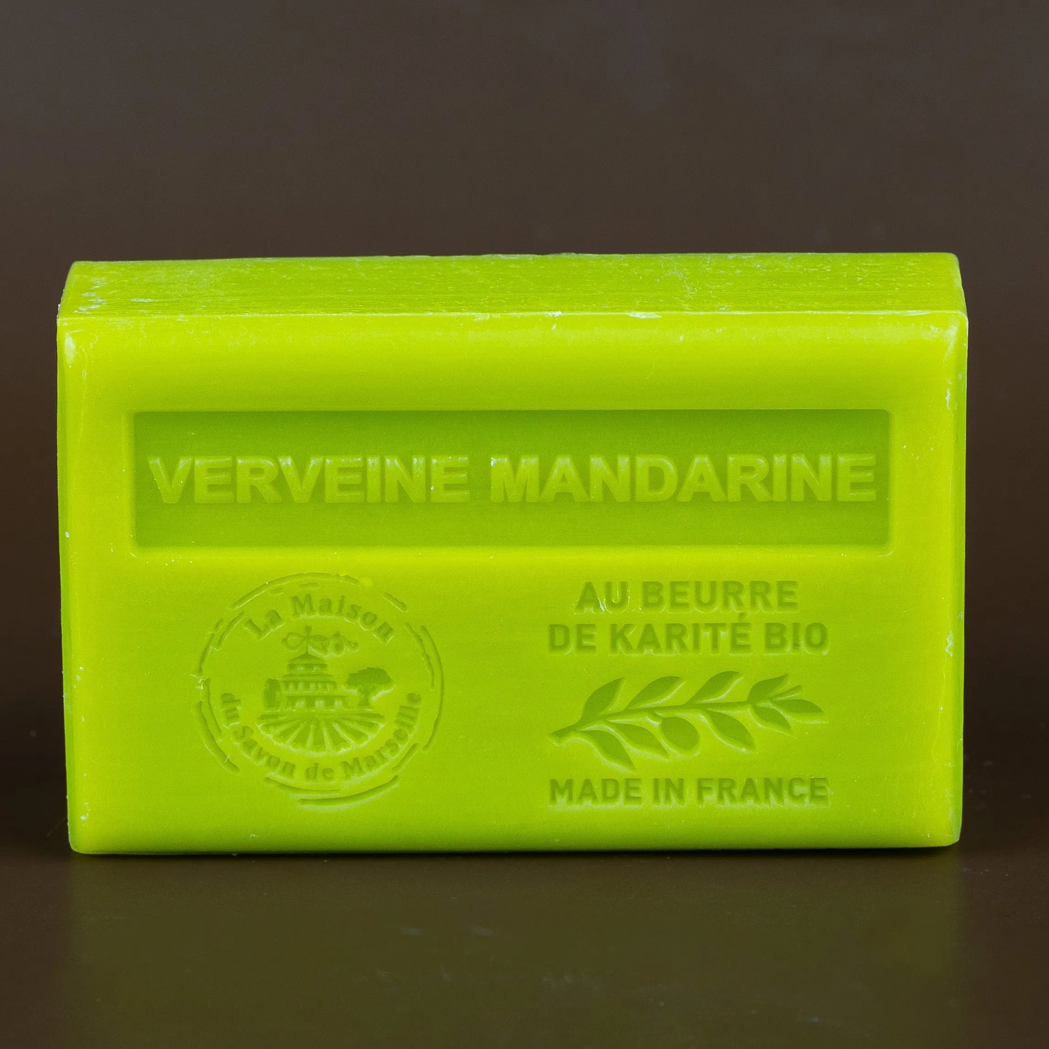 La Maison du Savon de Marseille Verbena and Mandarin French Soap with Organic Shea Butter, 125g French Soaps UK
