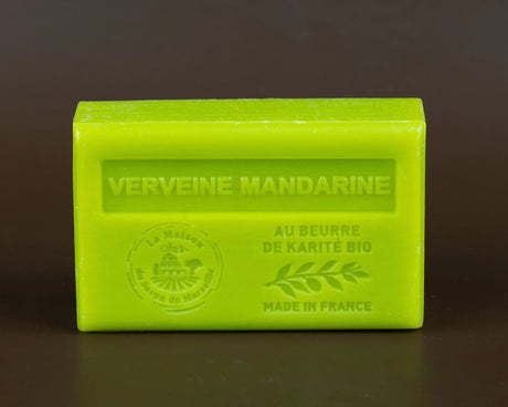 La Maison du Savon de Marseille Verbena and Mandarin French Soap with Organic Shea Butter, 125g French Soaps UK