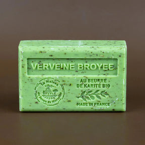 La Maison du Savon de Marseille Verbena Broyee (Exfoliating) Soap with organic Shea Butter 125g French Soaps UK