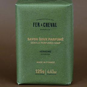 FER A CHEVAL Verbena, Extra Gentle Fragranced Marseille Soap |125g French Soaps UK