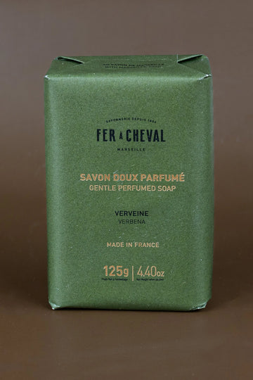 FER A CHEVAL Verbena, Extra Gentle Fragranced Marseille Soap |125g French Soaps UK