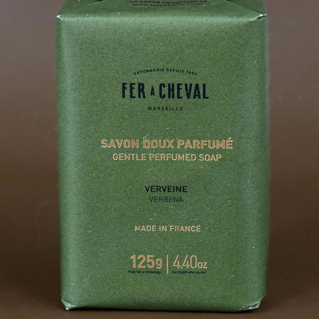 FER A CHEVAL Verbena, Extra Gentle Fragranced Marseille Soap |125g French Soaps UK