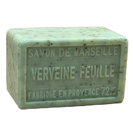 BLEU JAUNE Verbena Flower, Exfoliating Marseille Bath & Shower Bar | 250g French Soaps UK