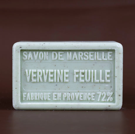BLEU JAUNE Verbena Flower, Exfoliating Marseille Bath & Shower Bar | 250g French Soaps UK