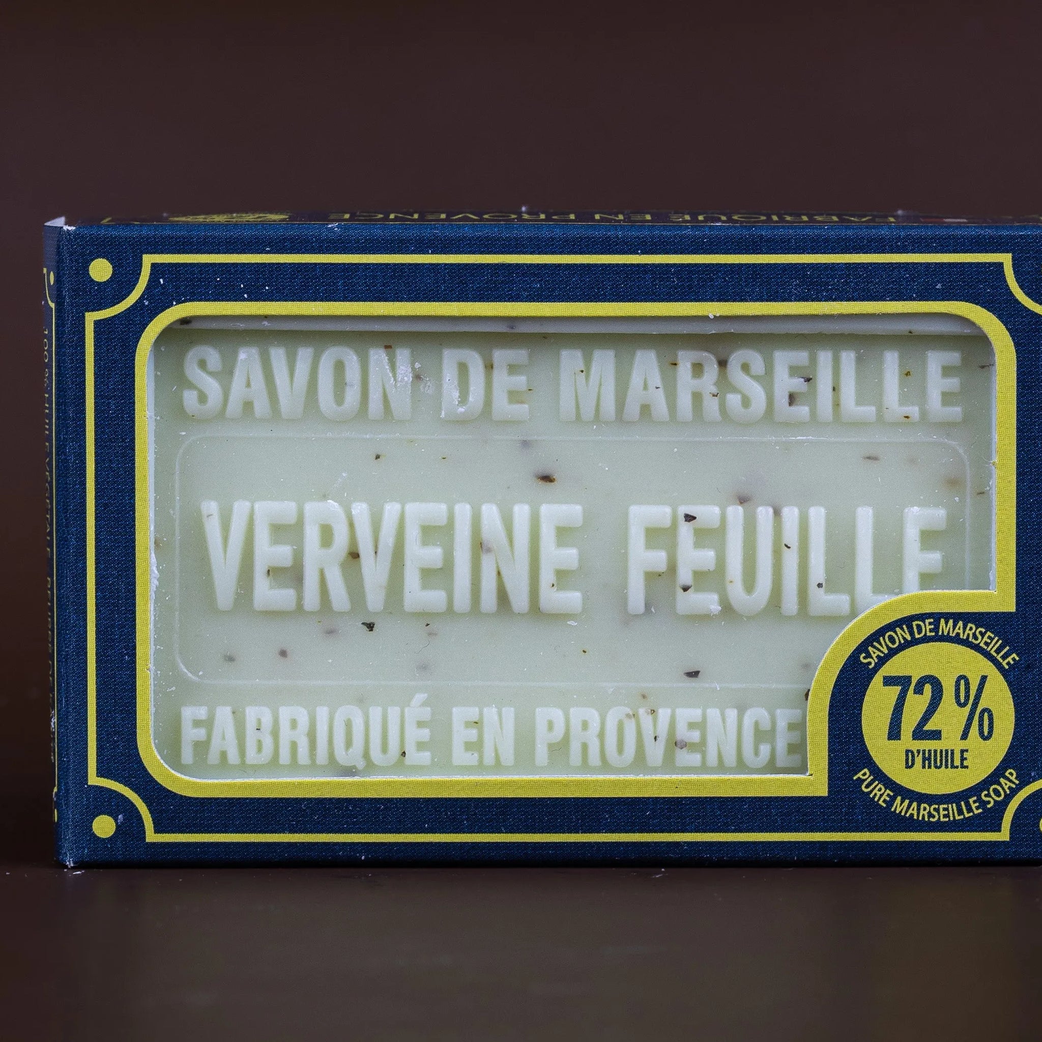 BLEU JAUNE Verbena Flower, Exfoliating Marseille Soap, | 100g French Soaps UK