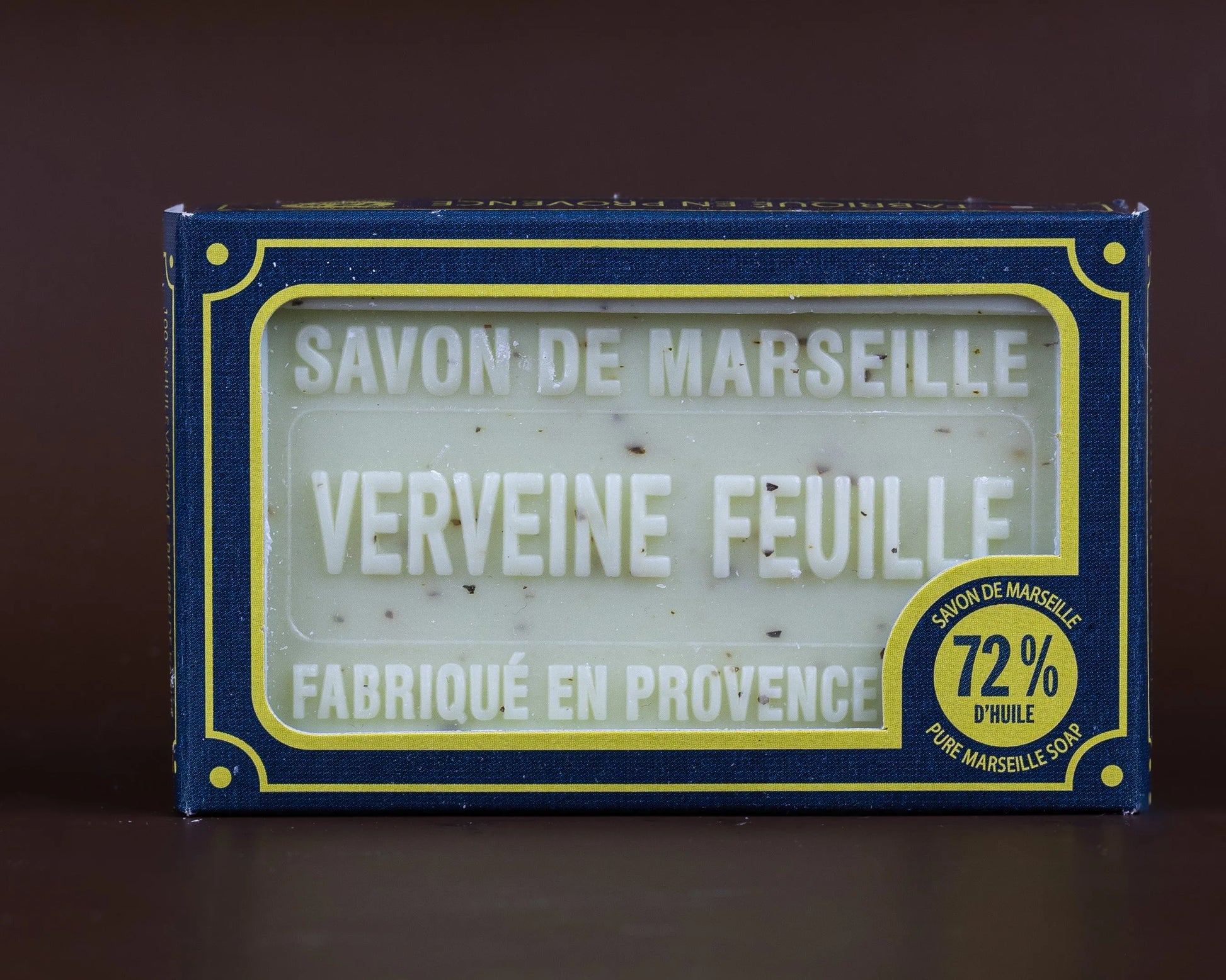 BLEU JAUNE Verbena Flower, Exfoliating Marseille Soap, | 100g French Soaps UK
