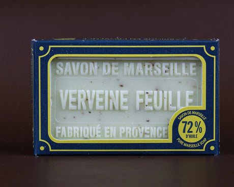 BLEU JAUNE Verbena Flower, Exfoliating Marseille Soap, | 100g French Soaps UK