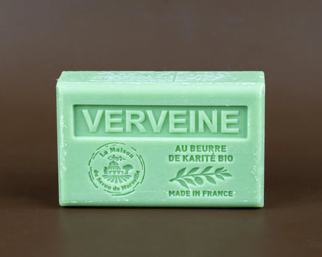 La Maison du Savon de Marseille Verbena French Soap with organic Shea Butter 125g French Soaps UK