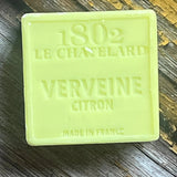 LE CHATELARD 1802 Verbena & Lemon Marseille Soap, 72%  Coconut, Olive and Almond Oil, 100g |  PALM FREE French Soaps UK