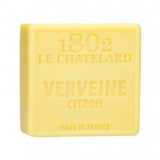 LE CHATELARD 1802 Verbena & Lemon Marseille Soap, 72%  Coconut, Olive and Almond Oil, 100g |  PALM FREE French Soaps UK