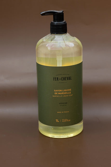 FER A CHEVAL Verbena, Marseille Liquid Soap | 1L French Soaps UK