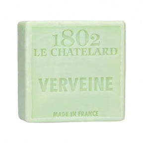 LE CHATELARD 1802 Verbena Marseille Soap, 72%  Coconut, Olive and Almond Oil, 100g |  PALM FREE French Soaps UK