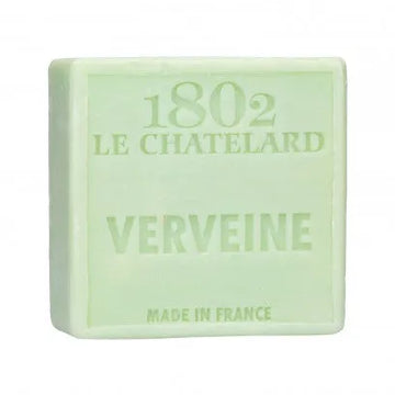 LE CHATELARD 1802 Verbena Marseille Soap, 72%  Coconut, Olive and Almond Oil, 100g |  PALM FREE French Soaps UK