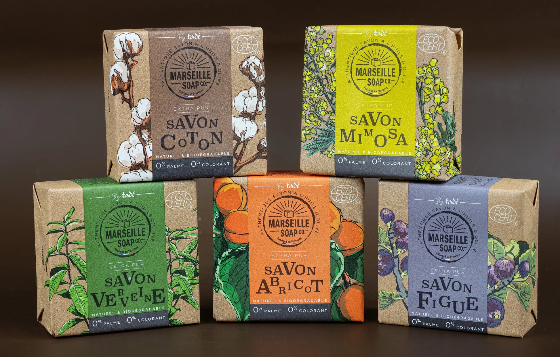 TADÉ PAYS DU LEVANT Verbena Marseille Soap with Olive Oil | 100g French Soaps UK