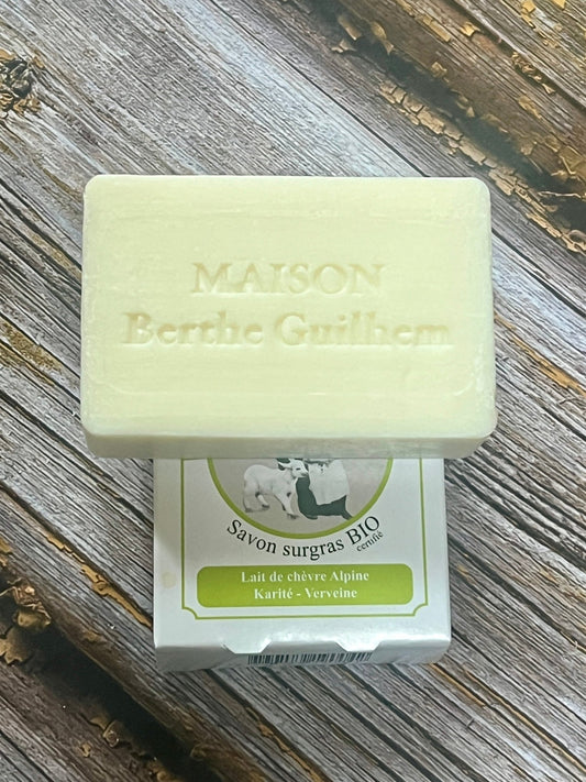 Verbena Oil & Shea Butter  | Organic Alpine Goat's Milk | 100g