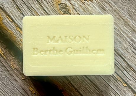 MAISON BERTHE GUILHEM Verbena Oil & Shea Butter  | Organic Alpine Goat's Milk | 100g French Soaps UK
