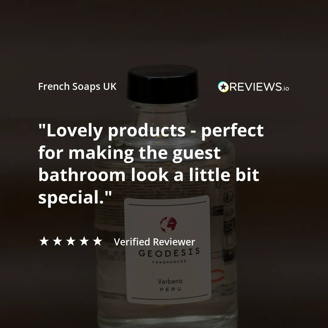 GEODESIS Verbena, Peru, Reed Diffuser by Geodesis French Soaps UK