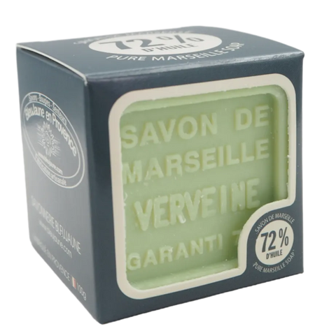 BLEU JAUNE Verbena, Shea Butter Marseille Cube | 100g French Soaps UK