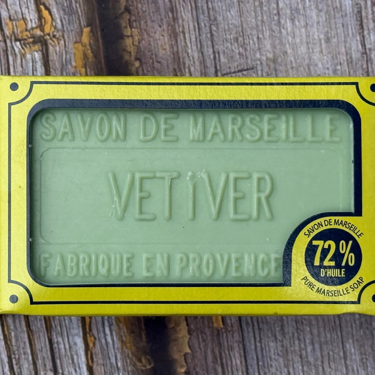 BLEU JAUNE Vetiver, Marseille Soap with Shea Butter | 100g French Soaps UK