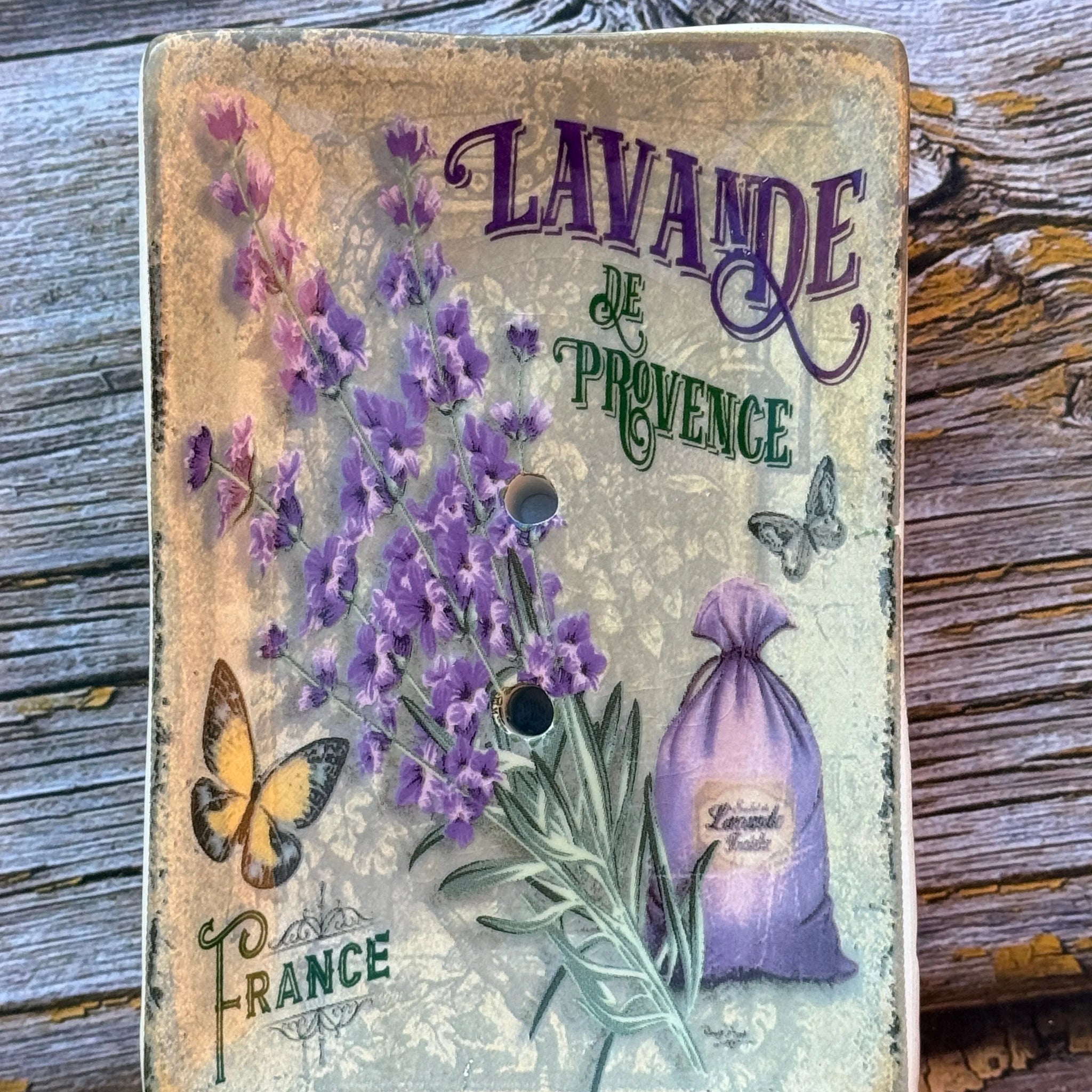 Bastide & Olivier Vintage Lavender Ceramic Soap Dish French Soaps UK