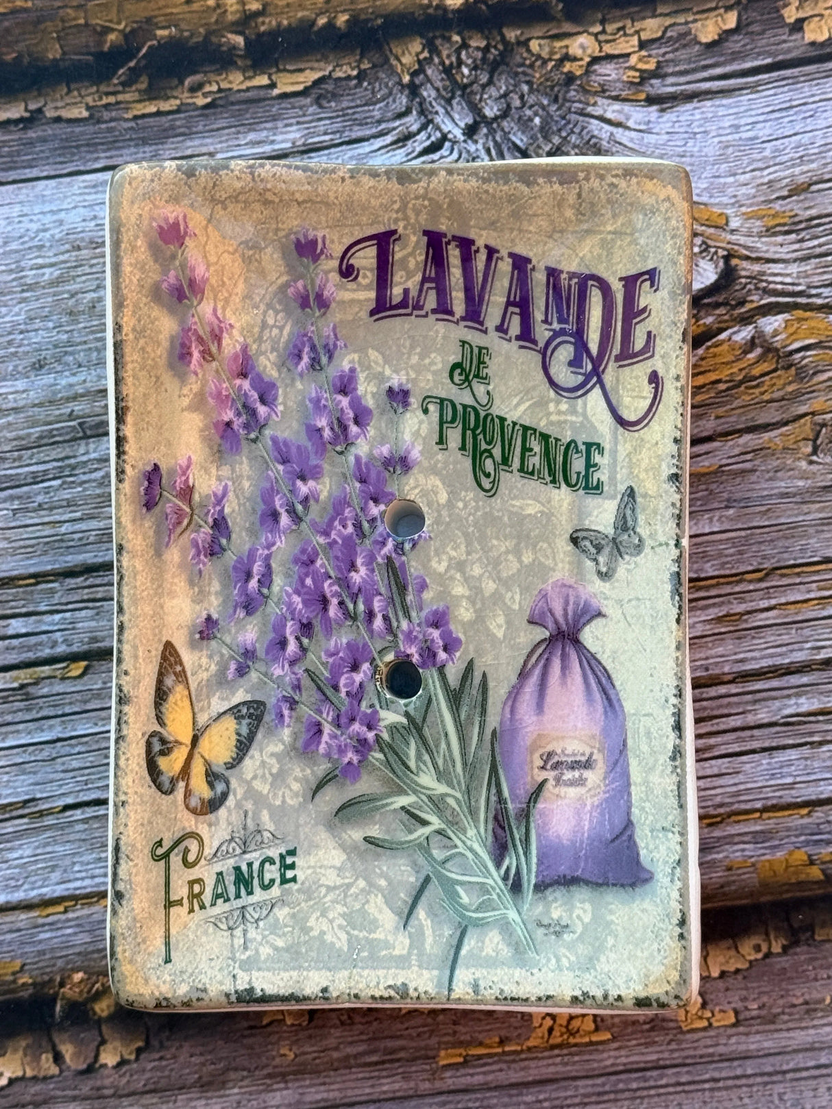 Bastide & Olivier Vintage Lavender Ceramic Soap Dish French Soaps UK