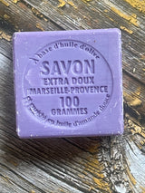 LE CHATELARD 1802 Violet Marseille Soap, 72% Coconut, Olive and Almond Oil, 100g |  PALM FREE French Soaps UK