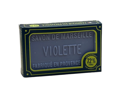 BLEU JAUNE Violet, Marseille Soap with Shea Butter | 100g French Soaps UK
