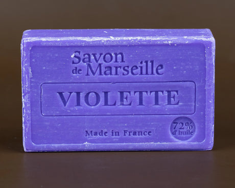 LE CHATELARD 1802 Violet Savon de Provence, enriched with Sweet Almond Oil | 100g French Soaps UK