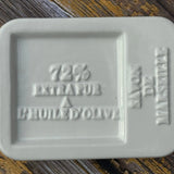 Bastide & Olivier White Ceramic Soap Dish for Marseille Soap Cubes French Soaps UK