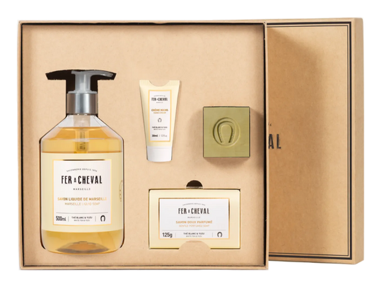 FER A CHEVAL White Tea & Yuzu Gift Box French Soaps UK