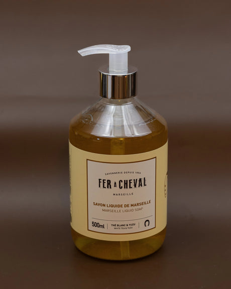 FER A CHEVAL White Tea & Yuzu Marseille Liquid Soap | 500ml French Soaps UK
