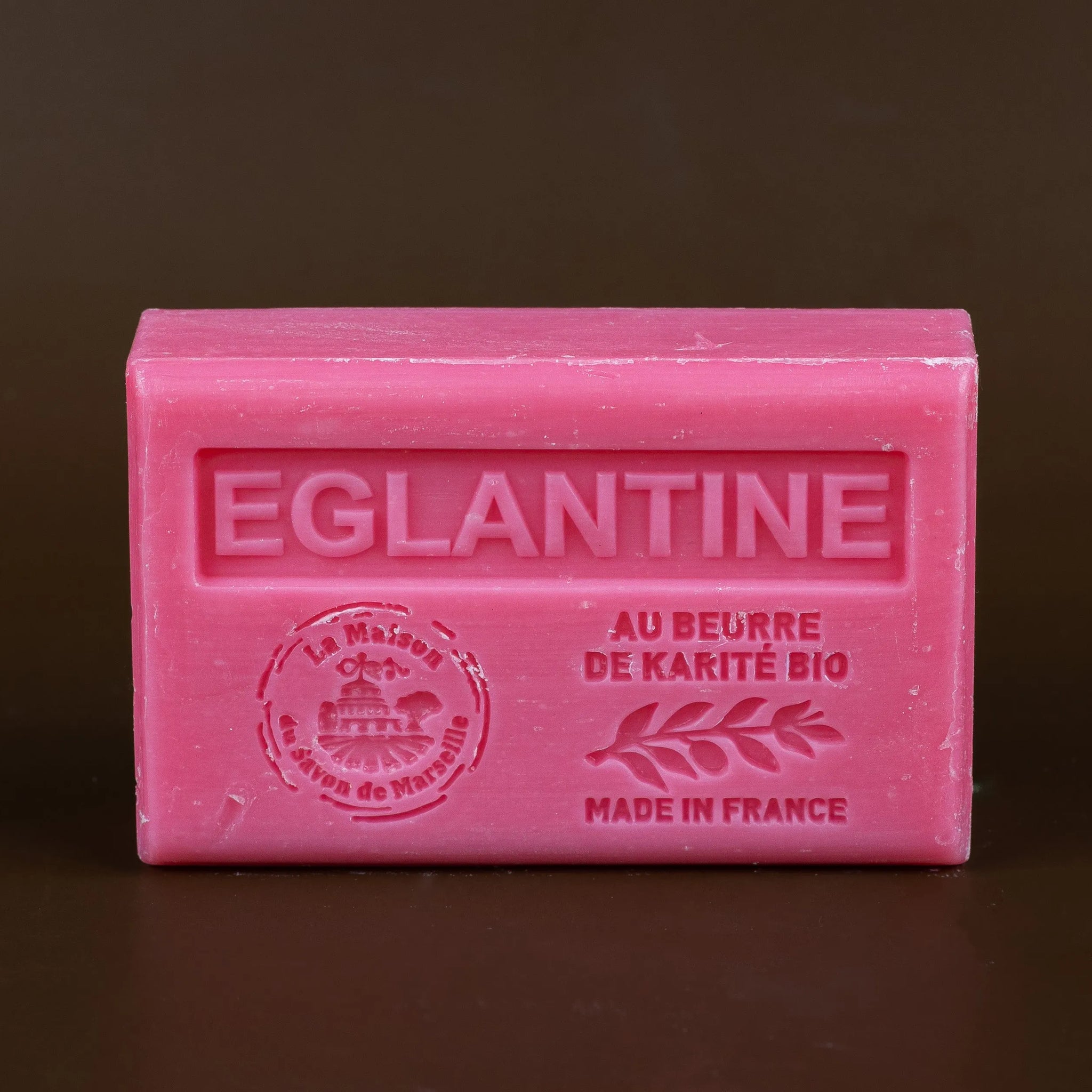 La Maison du Savon de Marseille Wild Rose (Eglantine), French Soap with Organic Shea Butter, 125g French Soaps UK