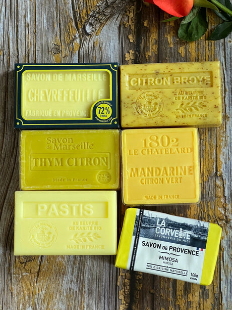FRENCH SOAPS Yellow Soap Discovery Box French Soaps UK