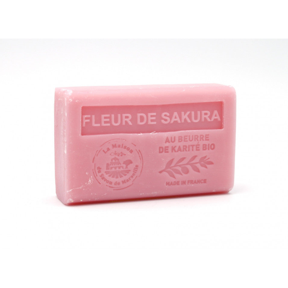 Sakura Blossom (Japanese Cherry) French Soap with Organic Shea Butter 125g