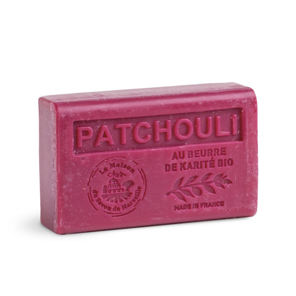 Patchouli French Soap with Organic Shea Butter 125g