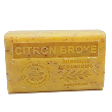 Citron Broye French Soap with organic Shea Butter 125g