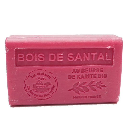 Sandalwood (Bois de Santal) French Soap with organic Shea Butter 125g
